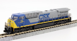 Kato N 176-7043 DCC Ready GE AC4400CW Locomotive CSX #77