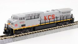 Kato N 176-7046 DCC Ready GE AC4400CW Locomotive Kansas City Southern de México KCS #4555
