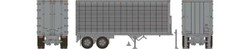 Rapido Trains Inc HO 403121 26' Can-Car Dry Van Trailer Painted Unlettered Silver