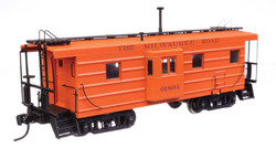 WalthersProto HO 920-103651 Milwaukee Road Rib Sided Caboose  Milwaukee Road w/Coal Stove MILW #01804