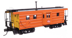 WalthersProto HO 920-103654 Milwaukee Road Rib Sided Caboose  Milwaukee Road w/Oil Stove MILW #991926