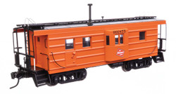 WalthersProto HO 920-103655 Milwaukee Road Rib Sided Caboose  Milwaukee Road w/Oil Stove MILW #991875