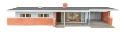 Walthers Cornerstone HO 933-4156 Mid-Century Modern Home - Kit