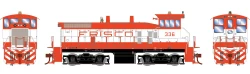 Athearn HO ATH29779 DCC/SoundTraxx Econami Sound Equipped EMD SW1500 Locomotive Frisco #336