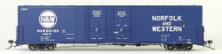 Tangent Scale Models HO 34011-06 Thrall 5880 60′ Double Plug Door Box Car Norfolk & Western 'Original Blue 4-1969' N&W #601247