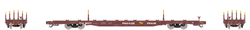 ScaleTrains Rivet Counter N SXT38977 BSC F68BH Finger Rack Flatcar Trailer Train/Oxide Red TTJX #80390