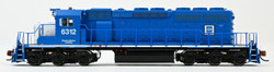ScaleTrains Rivet Counter N SXT39406 DCC Ready EMD SD40-2 Locomotive EMD Lease Blue & White EMDX #6312