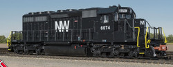 ScaleTrains Rivet Counter N SXT39414 DCC Ready EMD SD40-2 Locomotive Norfolk & Western 'Large NW' NW #6107