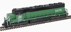 Atlas Master Gold Series N 40005587 DCC/Tsunami 2 Sound Equipped EMD SD45 Low Short Hood Locomotive Burlington Northern BN #6536