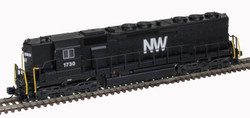 Atlas Master Gold Series N 40005592 DCC/Tsunami 2 Sound Equipped EMD SD45 High Short Hood Locomotive Norfolk & Western 'NW Logo' NW #1757