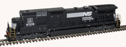 Atlas Master Silver Series HO 10004187 DCC Ready GE DASH 8-40C Locomotive w/Front & Rear Ditch Lights Norfolk Southern NS #8705