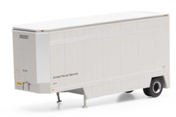 Athearn HO ATH90203 28' Drop Sill Trailer UPS 'No Shield' UPSZ #292267