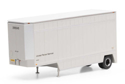 Athearn HO ATH90206 28' Drop Sill Trailer UPS 'No Shield' UPSZ #299649