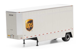 Athearn HO ATH90210 28' Drop Sill Trailer UPS 'with Shield