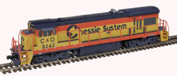 Atlas Master Silver Series N 40005440 DCC Ready GE B30-7 Locomotive Chessie System #8238