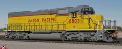 ScaleTrains Rivet Counter N SXT39619 DCC/ESU LokSound Equipped EMD SD40T-2 Union Pacific 'Lightning Stripe' UP #8803