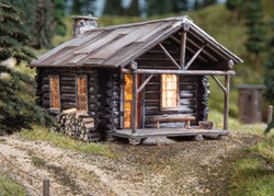 Woodland Scenics N BR4961 Built Up Cozy Cabin - Assembled