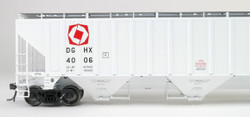 Tangent Scale Models HO 36013-02 Trinity Industries Inc 4750CuFt Covered Hopper DGHX 'Delivery Gray 4-1993' DGHX #4013