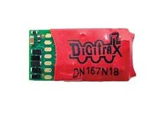 Digitrax N DN167N18 Plug-in Next18 Connector Mobile Decoder