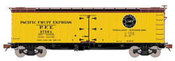 ScaleTrains Fox Valley Models HO SXT15092 PC&F R-40-2 Wood Reefer Pacific Fruit Express/Southern Pacific PFE #37595