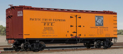 ScaleTrains Fox Valley Models HO SXT15102 PC&F R-40-2 Wood Reefer Pacific Fruit Express/Western Pacific PFE #52626