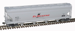 Atlas Master Plus HO 20007376 ACF 5250 Covered Hopper EL Rexene ACFX #53807