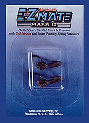 Bachmann HO 78026 E-Z Mate Mark II Couplers w/Metal Coil Spring - Short Center Shank - 1 Pair