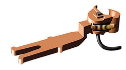Bachmann HO 78035 E-Z Mate Mark II Couplers w/Metal Coil Spring - Medium Center Shank for NEM Coupler Sockets - 1 Pair