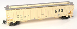 Tangent Scale Models N 81010-16 Trinity Industries Inc 4750CuFt Covered Hopper CSX 'Delivery 10-1988' CSXT #259276