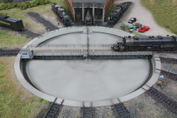 Walthers Cornerstone HO 933-2859 DC/DCC Motorized 130' Turntable - Assembled