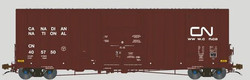 Aurora Miniatures HO 317006 Transcona Shops 50' Plate F Boxcar Canadian National 2003 Version w/ Dots CN #405797