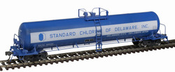 Atlas Master HO 20006975 GATX 20,700-Gallon Tank Car Standard Chlorine of Delaware GATX #25085