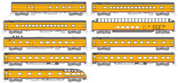 Kato N 106-0432 DCC Ready EMD FP7A-F7B Set Milwaukee Road 'Post
