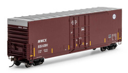 Athearn Roundhouse HO RND-1183 50' High-Cube Smooth Side Box Car MWCX #551091