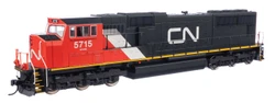 Walthers Mainline HO 910-21006 DCC/ESU LokSound V5 Equipped EMD SD75I Canadian National CN #5715
