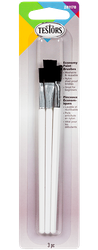Testors Paint Brushes TES281178 Economy 3 Pack with 3 sizes of Flat Brushes