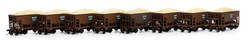 Athearn Roundhouse HO RND-1168 24' Ore Car with Load WSOR 8-Pack #1