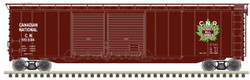Atlas Master HO 20006571 50' Postwar Double-Door Boxcar Canadian National 'Leaf Logo' CN #551334