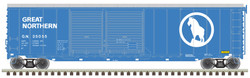 Atlas Master HO 20006579 50' Postwar Double-Door Boxcar Great Northern 'Big Sky Blue" GN #35055