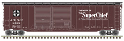 Atlas Master HO 20006592 50' Postwar Double-Door Boxcar Santa Fe 'Super Chief' ATSF #8593