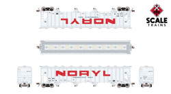 ScaleTrains Rivet Counter HO SXT39444 P-S 5820 Covered Hopper Noryl White 'Large Red Lettering' PLWX #44326