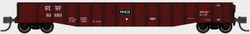 Bluford Shops N 52080 52'6" 15-Panel Mill Gondola Lightly Dented St. Louis-San Francisco SL-SF #61893