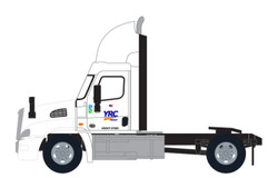 Trainworx N 42590-07 Freightliner Cascadia Raised-Roof 2-Axle Semi Tractor YRC Freight #7