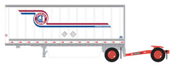 Trainworx N 42894-05 28' Pup Van Trailer with Converter Dolly GI Trucking #2
