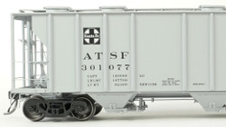 Tangent Scale Models HO 35010-11 PS-2 3215CuFt Covered Hopper Atchison, Topeka & Santa Fe 'Delivery Gray 11-1959 GA-119' ATSF #301102