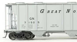 Tangent Scale Models HO 35011-01 PS-2 3215CuFt Covered Hopper Great Northern 'Delivery Gray 2-1960' GN #71502