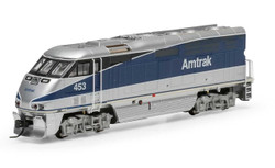 Athearn N ATH15397 DCC/Tsunami2 Sound Equipped EMD F59PHI Locomotive Amtrak AMTK #453