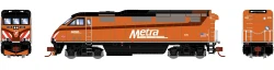 Athearn N ATH15401 DCC/Tsunami2 Sound Equipped EMD F59PHI Locomotive Metra METX #405