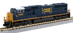 Kato N 176-7616 DCC Ready EMD SD70M w/Flat Radiators CSX 'Boxcar