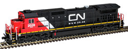 Atlas Master Gold Series N 40005675 DCC/ESU LokSound V5 Equipped GE Dash 8-40C w/ F/R DLs Canadian National 'Website Logo' CN #2028
